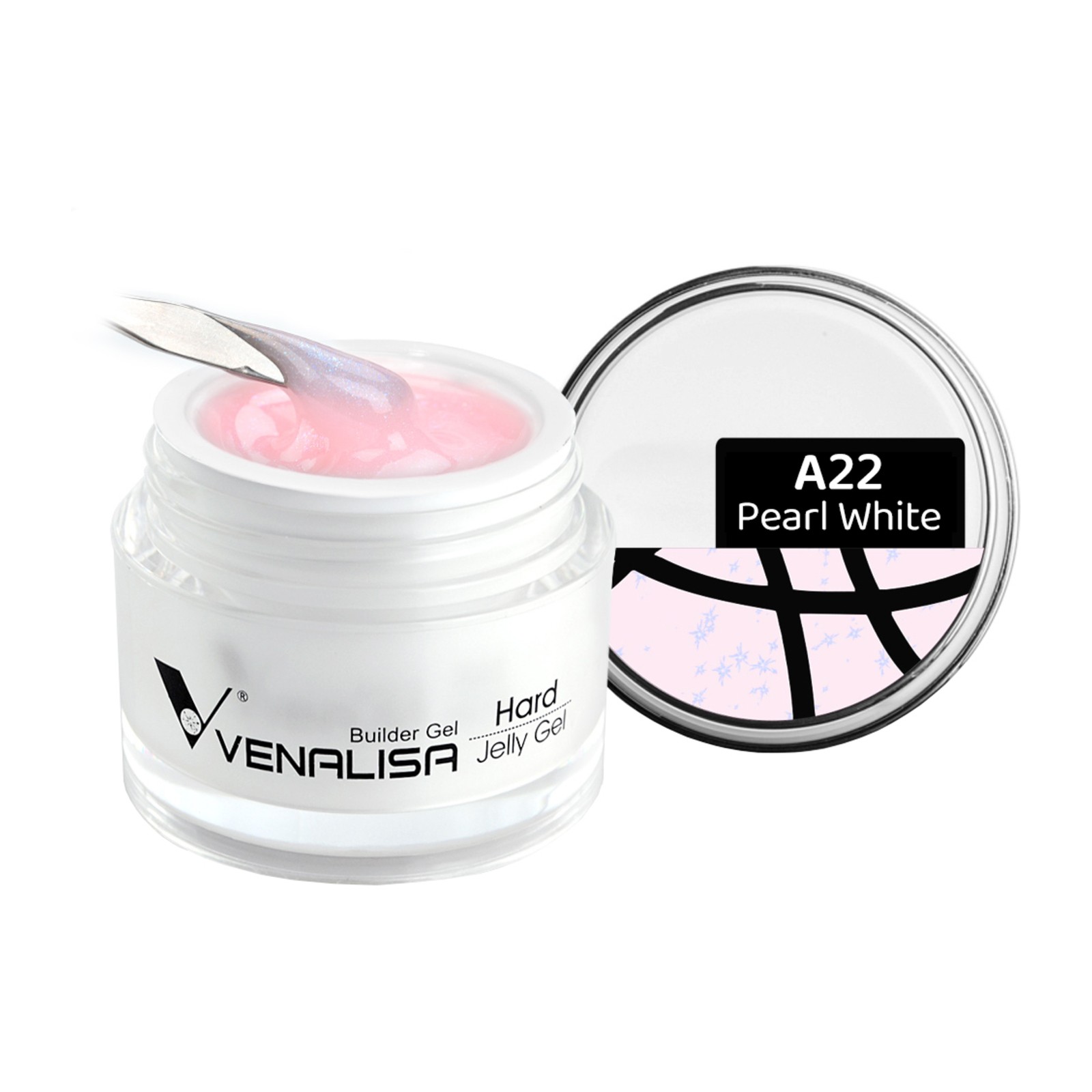 Venalisa -  A22 perleťově bílá -  50 ml